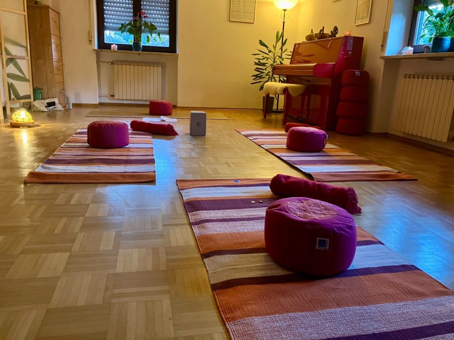 Unser Yoga-Raum in Feldmoching